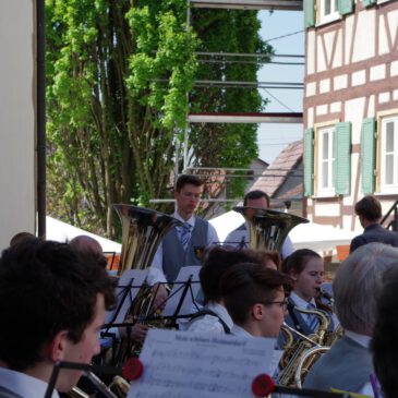 Vorankündigung Platzkonzert beim Gemeindefest „Rund um die Kirche“