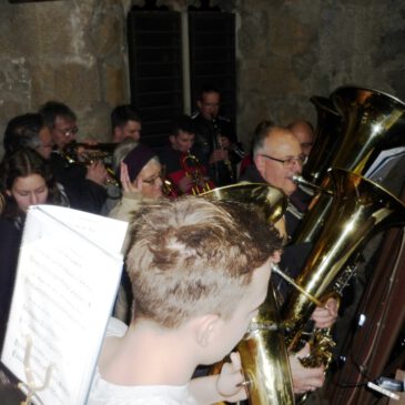 Kirchtumspielen zu Weihnachten