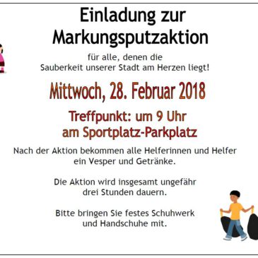 Markungsputzaktion der Stadt