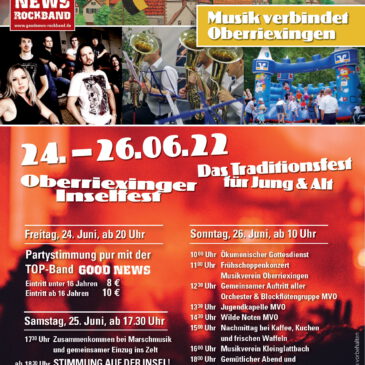 Inselfest Programm steht fest!