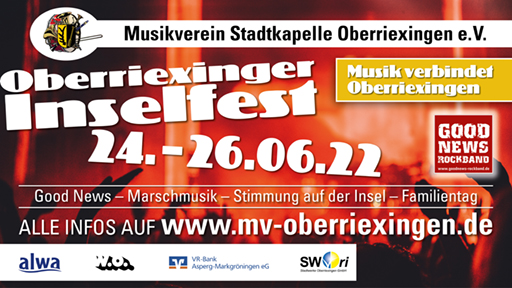 Das Inselfest – Musik verbindet Oberriexingen