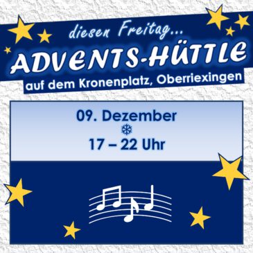 Bewirtung und Musik beim Adventshüttle!