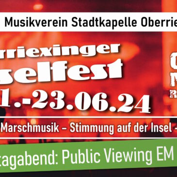 Public Viewing beim Inselfest!