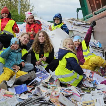 Altpapiersammlung im Glück