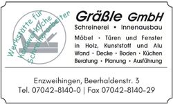 Sponsoren Logo Gräßle