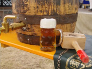 Inselfest Programm - Bierfass zum Anzapfen