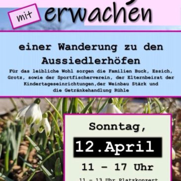Platzkonzert Sonntag 12. April um 11:00 – 13:00